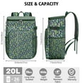 thumbnail image 3 of Cute Kawaii Cactus Backpack Cooler - 20L Insulated Soft Cooler Bag, Desert Style, Long-Lasting Insulation, Lightweight for Hiking, Beach & College Students, 3 of 6