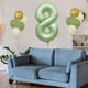 thumbnail image 4 of Set De Globos Numéricos, Dígitos De Aluminio, Decoración Para Fiestas, Celebraciones, Cumpleaños, Aptos Para Helio, Incluye Globos Surtidos Y Cinta, 4 of 9