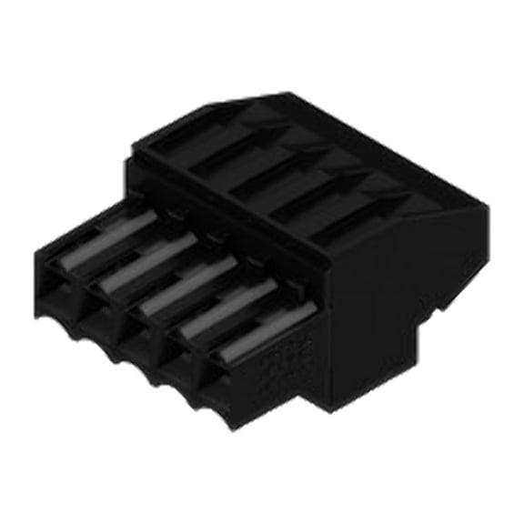 Pack of 11 1639730000 Position 5 Terminal Block Plug, Female Sockets 0.138 (3.50mm) - 270° Free Hanging (In-Line)