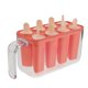 thumbnail image 2 of Diy Popsicle Molds: 8-Cavity Ice Cream Maker Tray - Food Grade Reusable Plastic Mold - Ice Pop Maker - Multi-Flavor Freezer Popsicle Accessories, 2 of 3
