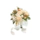 thumbnail image 1 of Ramo de novia para dama de honor, flores artificiales elegantes y románticas. Blanco, 1 of 9
