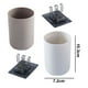 thumbnail image 2 of Laklulu 2 juegos de tazas de inodoro con ventosa para pared montadas en rack, juegos de pareja, 2 of 6