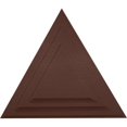 thumbnail image 5 of 19"W x 16 5/8"H x 1 1/8"P Triangle Ceiling Medallion, Hand-Painted Walnut, 5 of 8