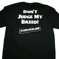 thumbnail image 2 of Don't Judge My Breed Men's Long Sleeve T-Shirt, Pit Bull Dad, Pit Bull Mom, 2 of 2