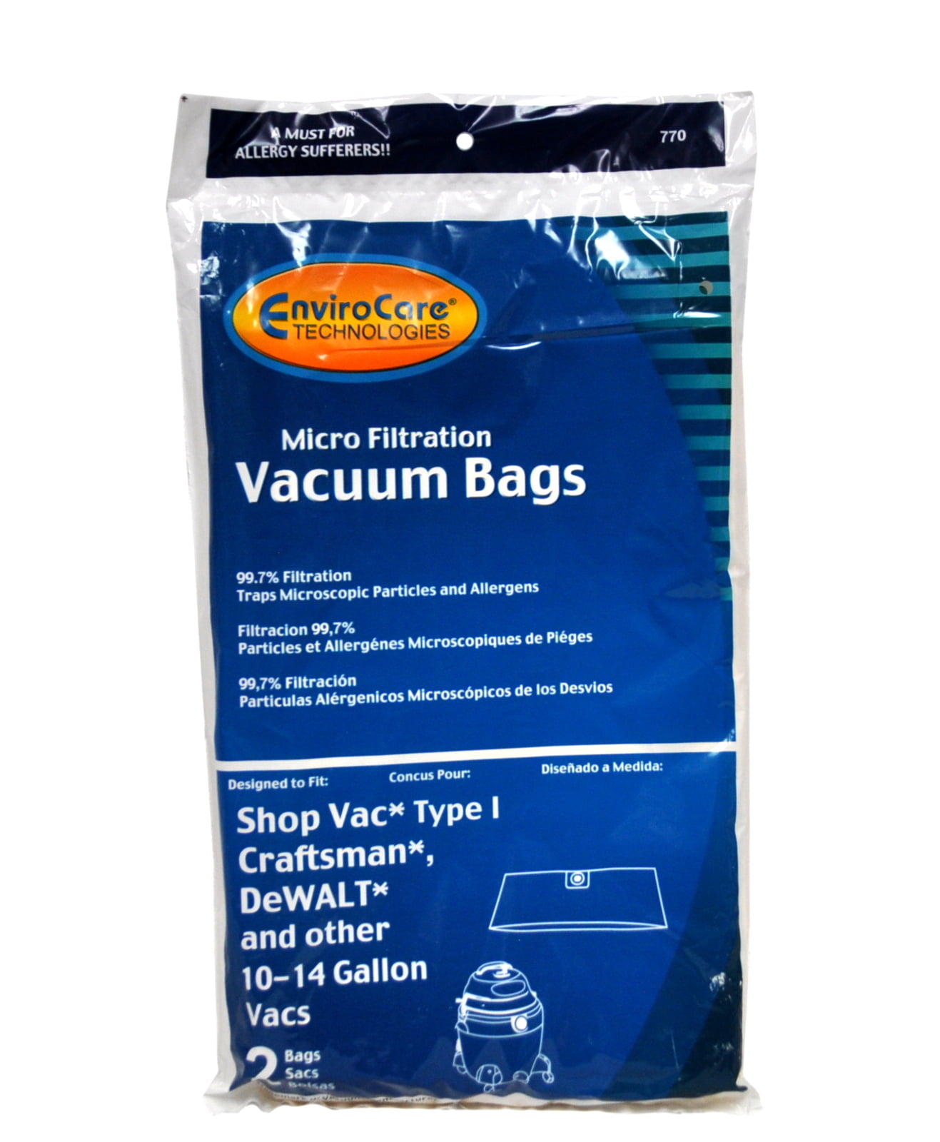 6993B Eureka Style EX Allergen Vacuum Bags # Excalibur Home Cleaning 6978 