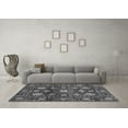 thumbnail image 3 of Ahgly Company Indoor Square Abstract Gray Modern Area Rugs, 4' Square, 3 of 4