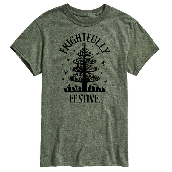 The Nightmare Before Christmas - Frightfully Festive - Men's Short Sleeve Graphic T-Shirt