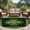 Blue, variant on Round Area Rug 5 Ft, Saint Patrick's Day Washable Non-Slip Circle Carpet for Living Room/Bedroom, Boho Green Golden Leaves Ethnic Motifs Low-Profile Runner Mats Collection Rugs for Indoor
