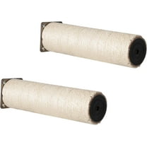 2-Pack Wooden Cat Wall Steps - Shelves for Wall Mounting, Furniture Set with Sisal Rope