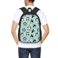thumbnail image 4 of Balery Winter Skiing Penguin Mochila para hombre y mujer - Tela Oxford 600D resistente - Gran capacidad, resistente al agua, ideal para la escuela, viajes y senderismo, 4 of 6
