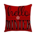 thumbnail image 2 of Fiudx Juego de Almohadas Navideñas con Diseño de Alce y Copo de Nieve, Suaves y Cómodas, Decoración Navideña para El Hogar, Acogedora Adición a La Sala de Estar, Regalo Perfecto para La Familia, Jueg, 2 of 7