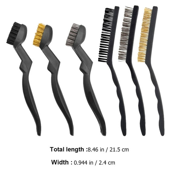 Yuangui Brush Wire Metal Cleaning Cleaner Rust Brushes Scratch Steel Stainless Tool Rust Brushes Curved Masonry Toothbrush