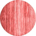 thumbnail image 1 of Ahgly Company Indoor Round Abstract Red Contemporary Area Rugs, 6' Round, 1 of 4