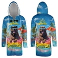 thumbnail image 3 of Hello Summer Newfoundland Pool Day on Watermelon Float All Over Print 3D Hooded Duffle Toggle Coat Newfie Dog Lover Gifts - 13008, 3 of 6