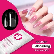 Long Stiletto Gel Tips 120pcs Almond Press on Nails Pre-shape Almond Nail Tips for Full Cover Acrylic False Nails For Nail Extension Nail Art, DIY Salon Soft Gel Nail Tips