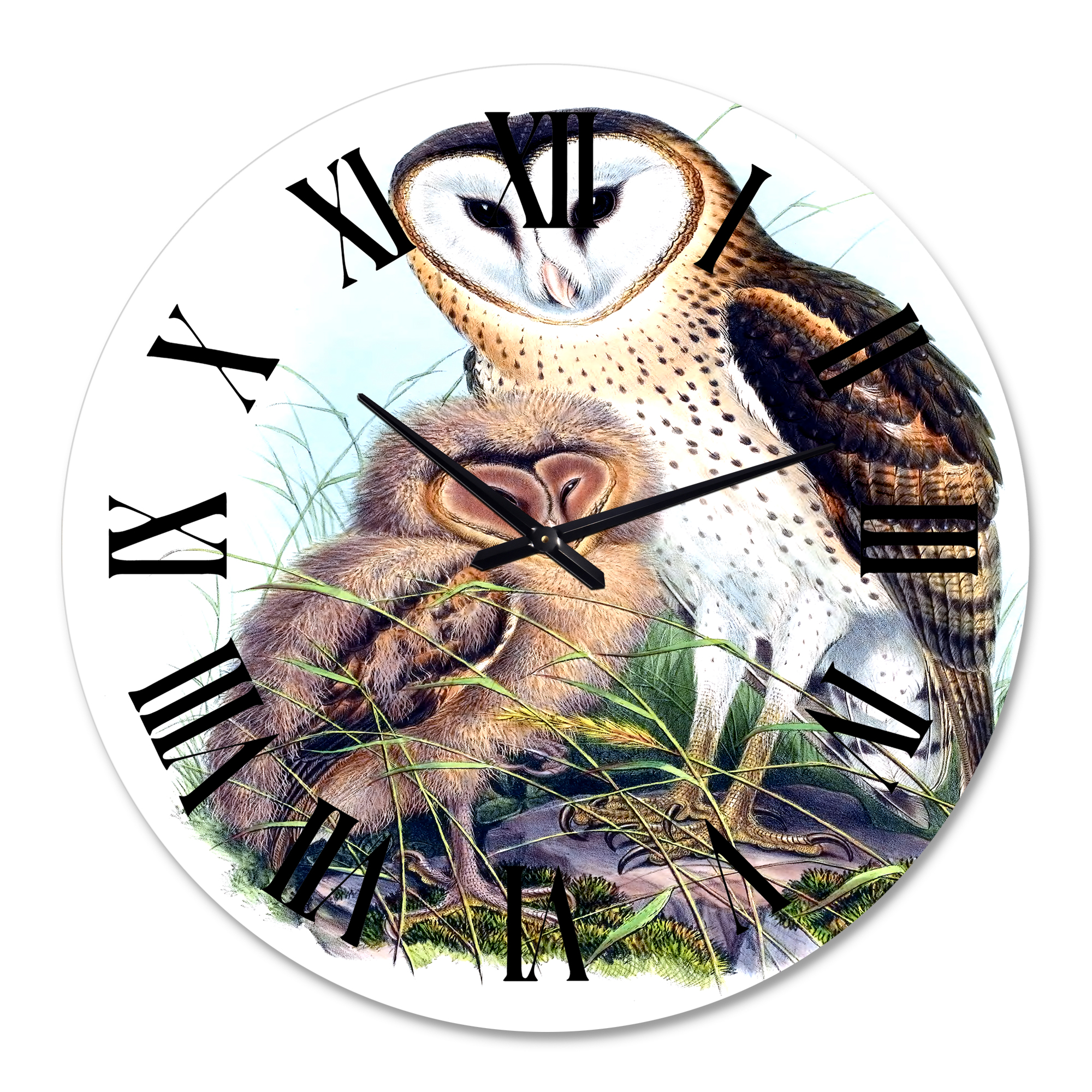 Designart 1 in Quartz Traditional Wall Clock