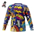 thumbnail image 4 of Maillots de descenso para niños, ciclismo de montaña, todoterreno, Dh, camisetas de moto, camisetas de secado rápido, ropa de bicicleta BMX para niños, ciclismo, 4 of 5