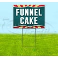 thumbnail image 1 of Funnel Cake (18" x 24") Yard Sign, Includes Metal Step Stake, 1 of 6