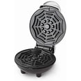 thumbnail image 2 of TEMOGU-Dash Spiderweb Mini Halloween Produces 4 Inch Waffles Easy to Clean and Non-Stick Surfaces Make Your Own Tasty Homemade Halloween Treats (Spiderweb),white, 2 of 4