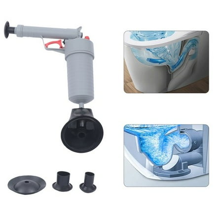 Air Drain Blaster High Pressure Gun Pump Plunger Toilet Sink Pipe Remover Tool