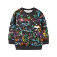thumbnail image 1 of Sudadera de manga larga con capucha para niños, ropa de Halloween para bebés, murciélagos de calabaza, traje de vacaciones, 2-7T, 1 of 4
