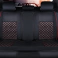 thumbnail image 4 of Speravity Funda para silla de coche, Protector decorativo Interior de cuero para automóvil, reemplazo de equipo de decoración automotriz cómodo Herramientas de reparación de automóviles Café Speravity VI017126-04, 4 of 6