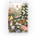 thumbnail image 2 of Butterfly Garden, Pastel (12x18 Wall Art Poster, Room Decor), 2 of 3