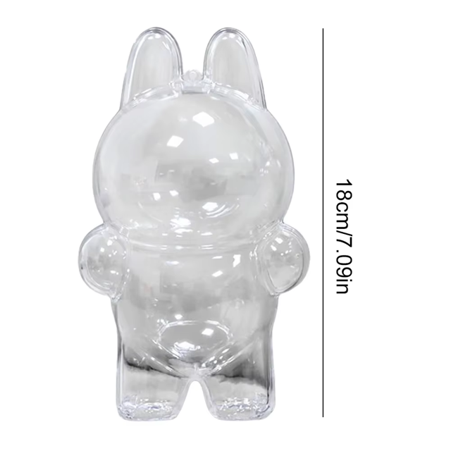 En Stock figura de Anime Labubu caja ciega colgante muñeca modelo juguete Kawaii monstruo réplica llavero juguete regalo de cumpleaños