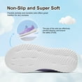 thumbnail image 5 of okilol Girls Shoes Slip on Kids Running Sneakers | Teen Child Youth Shoes. Machin Washable Light Purple Size 12.5 US Little Kid, 5 of 8