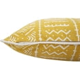 thumbnail image 4 of REDEARTH Printed Throw Pillow Cushion Covers-Woven Decorative Farmhouse Cases Set for Couch, Sofa, Bed, Chair, Dining, Patio, Outdoor, car; 100% Cotton (18"x18"; Mustard) Pack of 4, 4 of 6