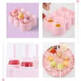 thumbnail image 4 of ZHAOCHENG Molde de hielo de silicona, molde reutilizable para paletas de bricolaje, molde para paletas sin BPA, molde de hielo para niños, mini molde de hielo para jugo de frutas, limonada, batido, yo, 4 of 5