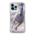 thumbnail image 1 of White horse Case Compatible with iPhone 14 Pro,Unique Art Design TPU Shock-proof Full Cover, 1 of 6
