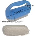 thumbnail image 2 of Nail Brushes X 4 for Cleaning Hand Finger Foot Toe with Cuticle Remover, Small Scrubber Cleaner with Handle, Soft Scrub Set for Fingernail Manicure, Toenail Pedicure, Gardener, Mechanic, 2 of 4