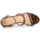 thumbnail image 5 of Sandalias de tobillo Allegra K Tacón Grueso Gamuza Sintética Leopardo 38, 5 of 7