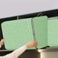 thumbnail image 4 of Liushuuu Tidy & Co Storage Bins Green Houndstooth Storage Bag Large Capacity Folding Clothes Portable Wardrobe Sorting Clothes Storage Box With Reinforced Handle Zipper For Home, 4 of 7