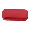 thumbnail image 2 of Clearance! School Pencil Case in Solid Color - Large Pencil Pouch with Inner Compartments, Oxford Fabric for Heavy Use,Red, 2 of 8