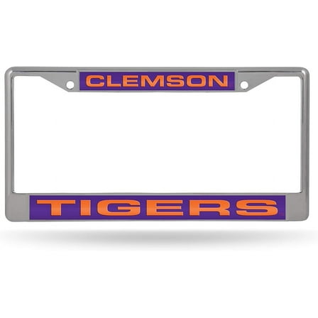 Clemson-Tiger's Metal License Plate Frame Holder