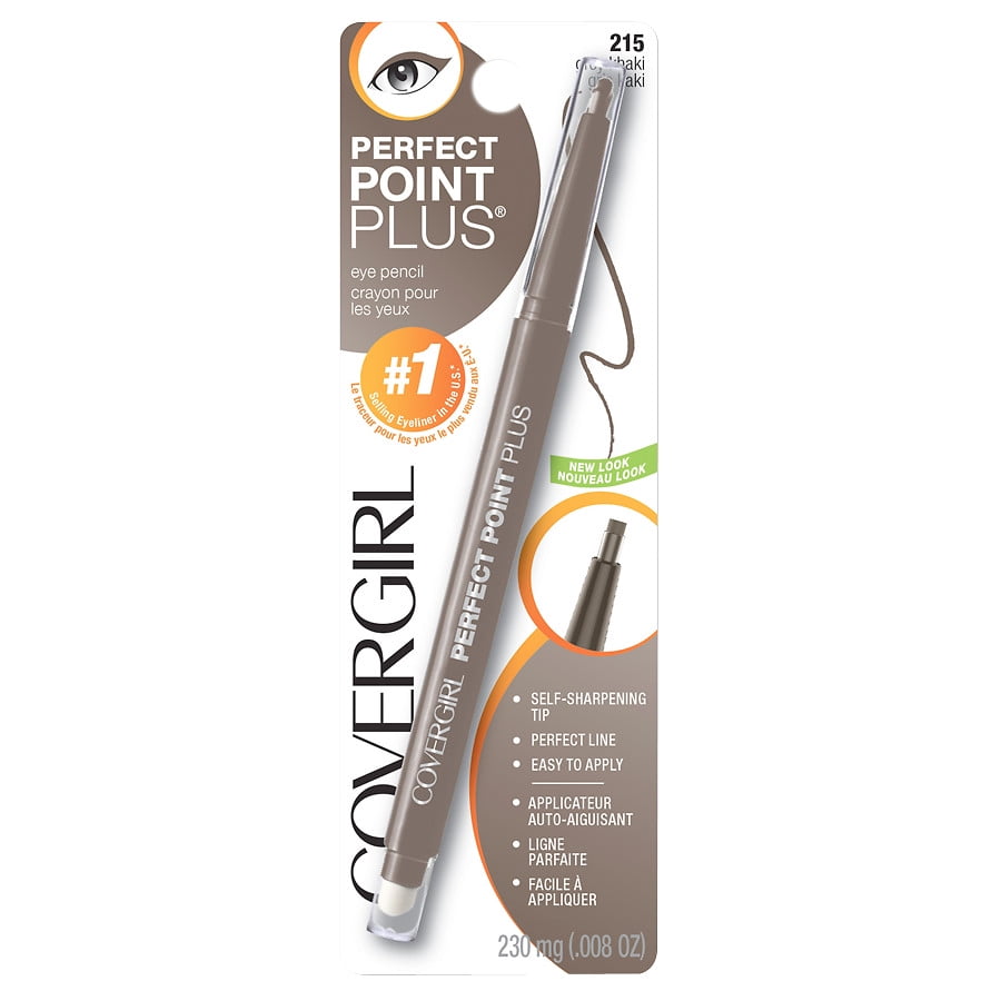 CoverGirl Perfect Point Plus Eyeliner Pencil,Grey Khaki 215 0.01 oz