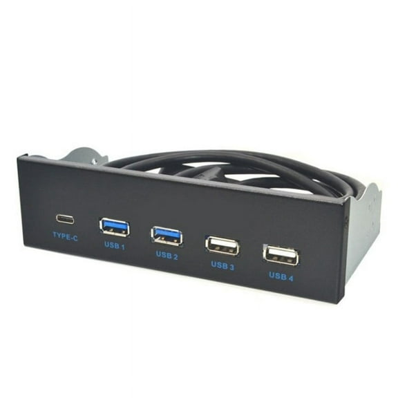 5.25 inch Usb3.1 Gen2 Front Panel Usb Hub 2 Ports Usb3.0 2 Ports Usb2.0 1 Port Typek10276