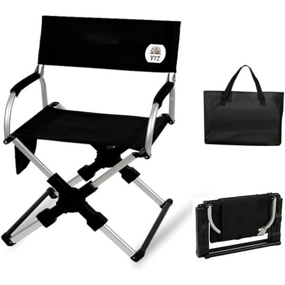 [2024 Portable Camping Chair with Carry Bag, Compact, Lightweight Collapsible Arm Chair for Outdoor Camping, Sports, Tailgates, Beach, and Fishing; Supports up to 250lbs