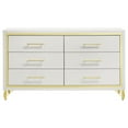 thumbnail image 3 of Lucia 6-drawer Bedroom Dresser White, 3 of 5