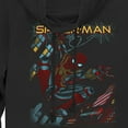 thumbnail image 2 of Junior's Marvel Spider-Man: No Way Home Slinging Cover Cowl Neck Sweatshirt Black Large, 2 of 4