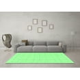 thumbnail image 3 of Ahgly Company Indoor Rectangle Solid Emerald Green Modern Area Rugs, 2' x 5', 3 of 4