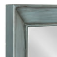 thumbnail image 3 of Kate and Laurel Yuda Wooden Rectangle Framed Wall Mirror, 23.5x35, Blue, 3 of 5
