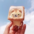 thumbnail image 3 of Toast Bread Cat Wear Bread Meow Star Small Animal Plush Toy Bag Pendant Student Gift Japanese Style DMH, 3 of 7