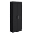 thumbnail image 2 of TUHOME Nepal Pantry Cabinet with Two-Door Vertical Storage, Five Spacious Interior Shelves, 2 of 6