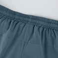 thumbnail image 6 of Domuza Men's Lightweight Hiking Pants Stretch Wasit Drawstring Athletic Fishing Pants Summer 2026 Outdoor Running Workout Track Pants Blue L, 6 of 7