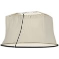 thumbnail image 1 of 7.5ft Umbrella Screen Netting - Beige Outdoor Patio Bug Net with Zippered Door | Garden Table Cover for Shade & Protection, 1 of 7