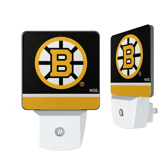 Boston Bruins Stripe Design Nightlight 2-Pack
