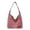 Pink, variant on DGMIOCS Corduroy Shoulder Bag Winter Fall Fashion Crescent Hobo Bag Womens Mens Wide Strap Tote Handbag Solid Color 2026 Brown
